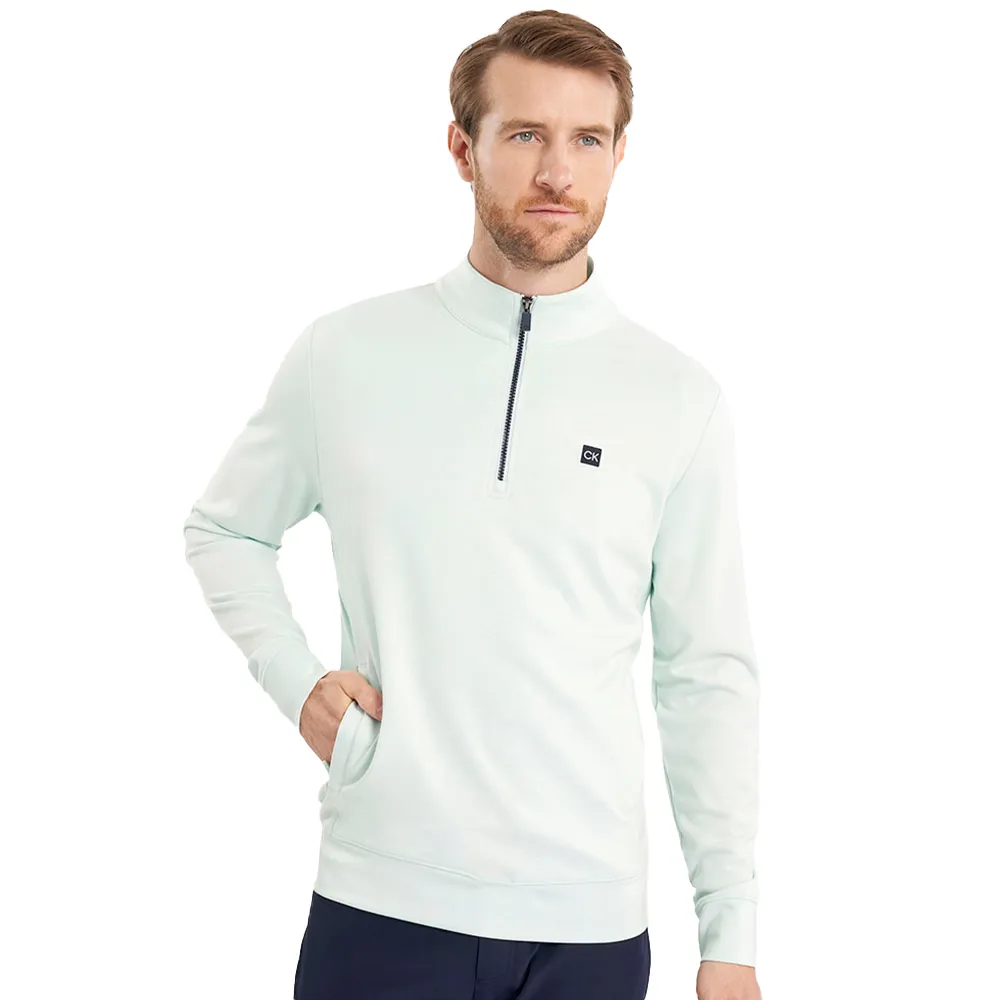 

Толстовка Calvin Klein Golf Concord half zip, зеленый
