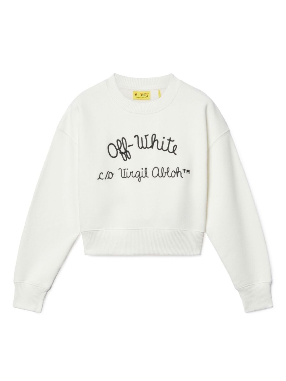 

Толстовка Ringer Off-White Kids, белый