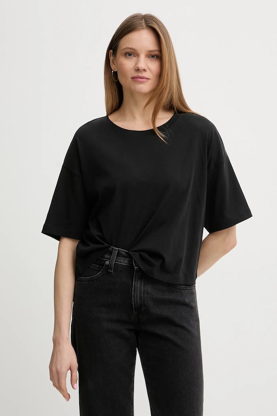 

Хлопковая футболка Marc O'Polo, черный