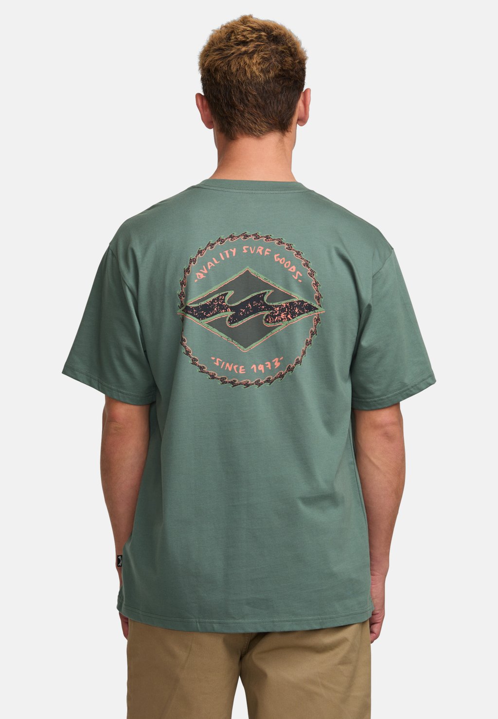 

Футболка с принтом Billabong, зеленый