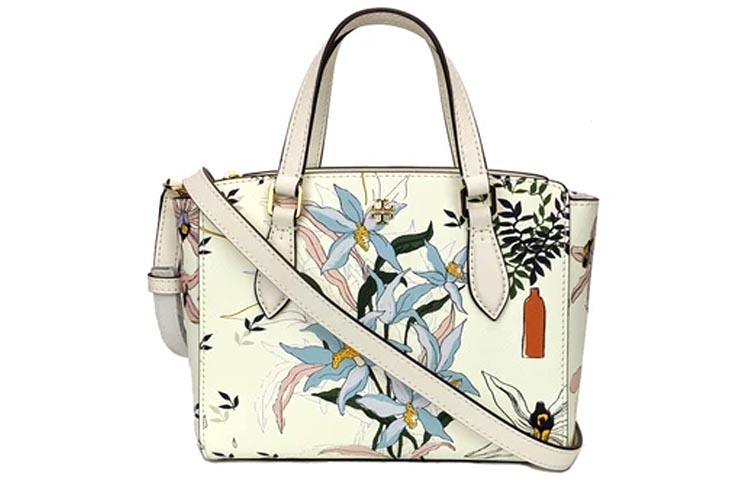 

Сумка Emerson кожаная мини через плечо женская белая TORY BURCH