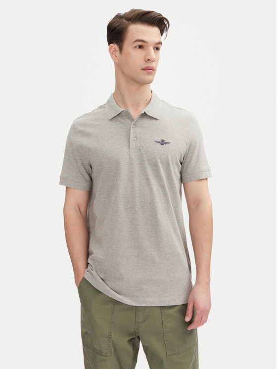 

Рубашка поло стандартный крой 251PO1843P191 Aeronautica Militare, серый