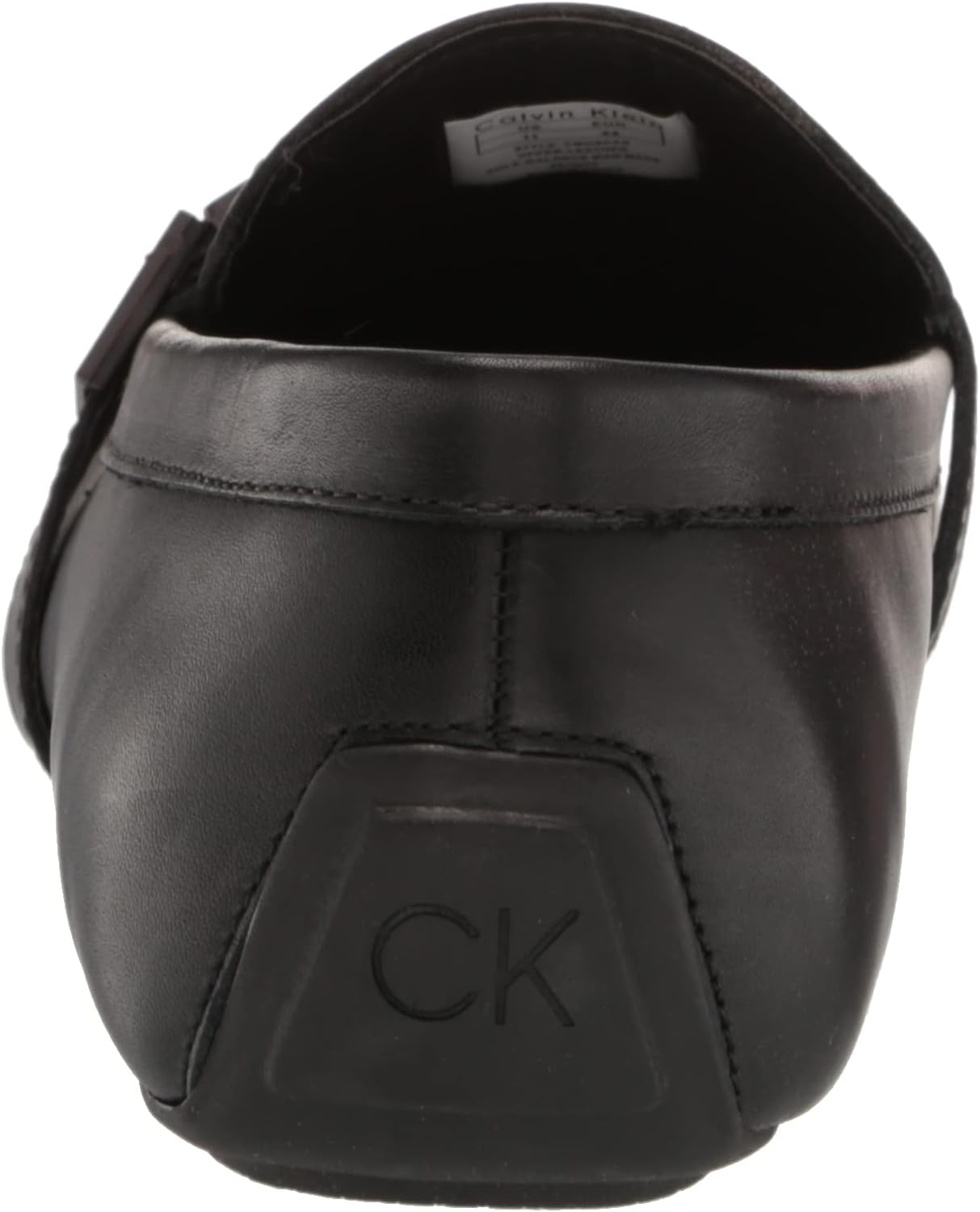 Мужские лоферы Calvin Klein Oscar Driving Style, Black Leather — фото 3