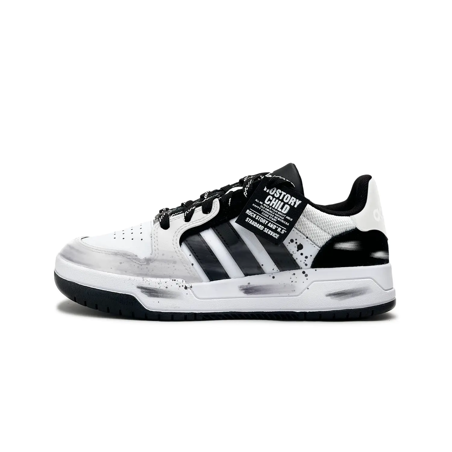 

Adidas Neo Entrap Low top Skateboard Shoes Unisex серый белый черный