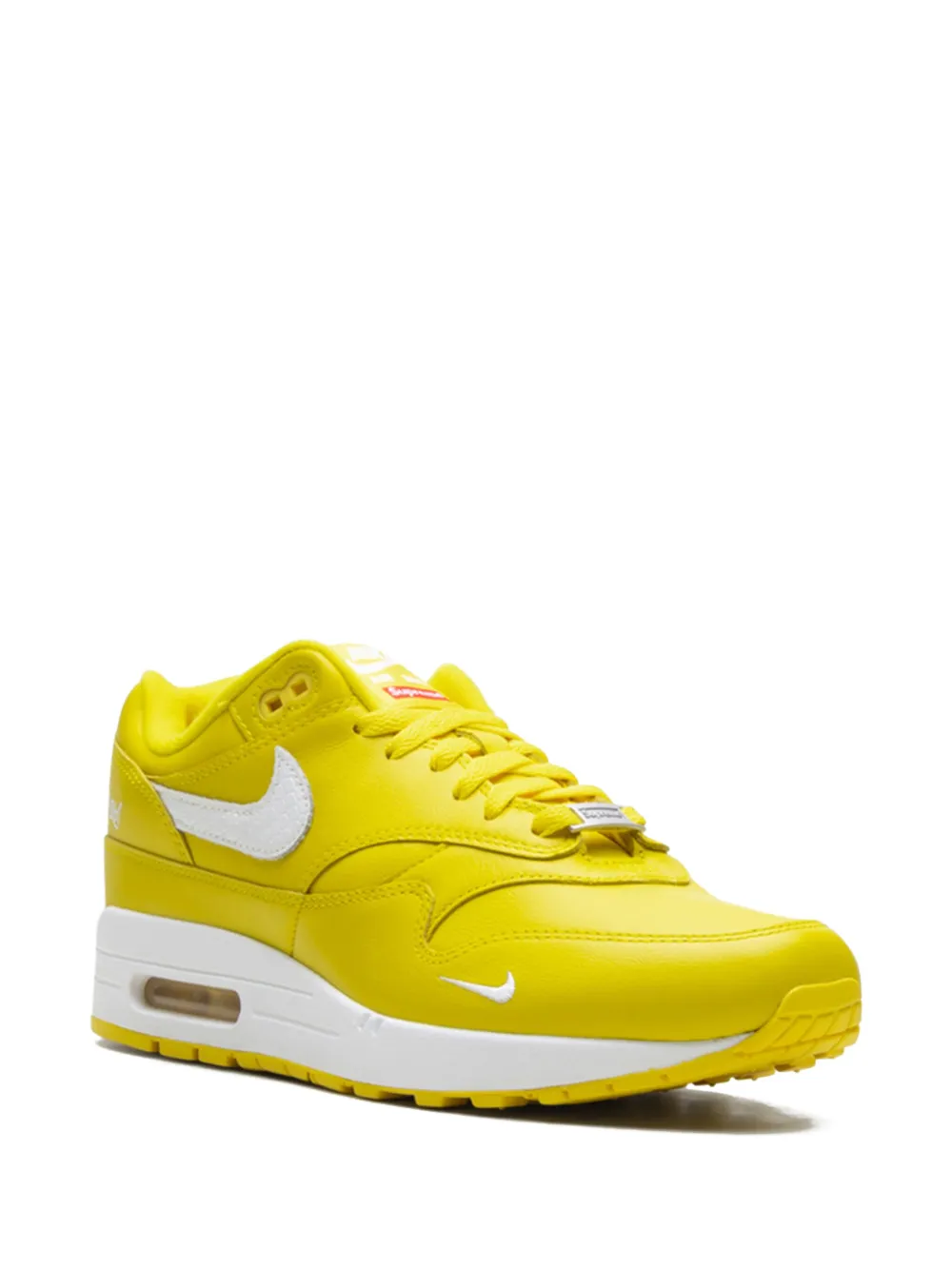 Кроссовки Air Max 1 '87 SP Speed Yellow/White из коллаборации с Supreme Nike, желтый — фото 2