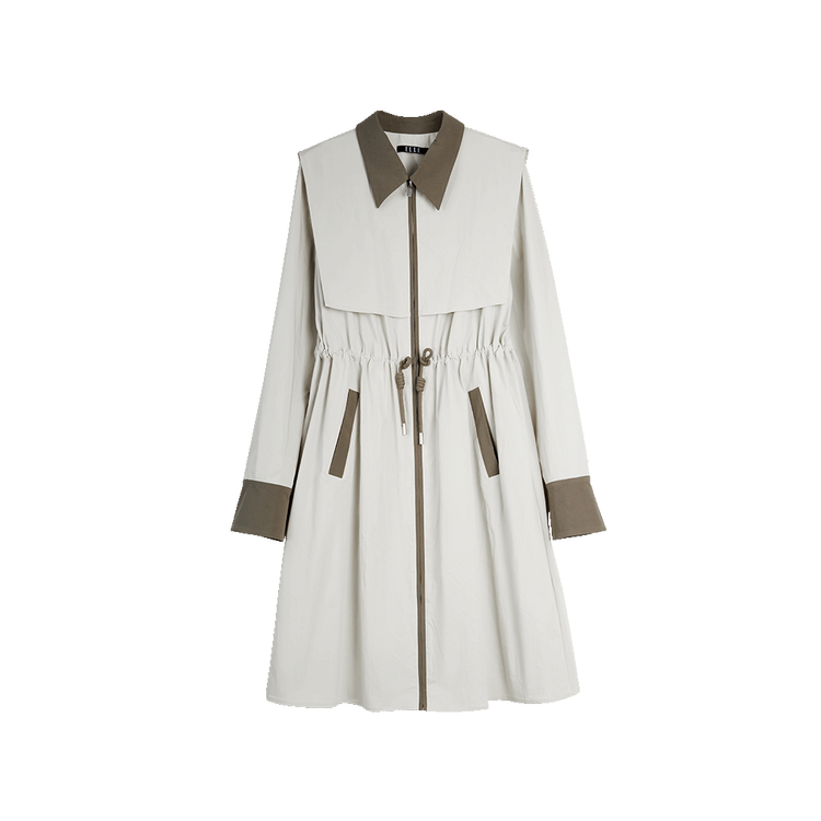 

Женское платье с длинными рукавами ELLE, серый зеленый