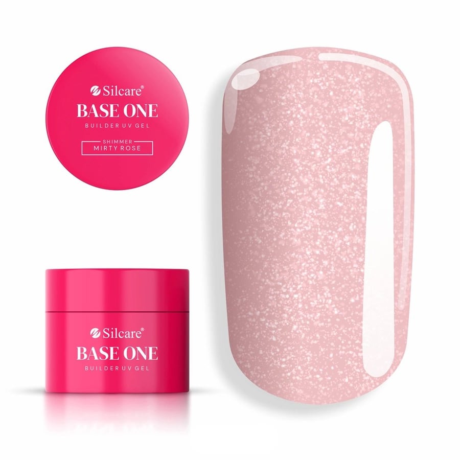 

Base One Shimmer Misty Rose Builder Gel 100 г для ногтей Silcare