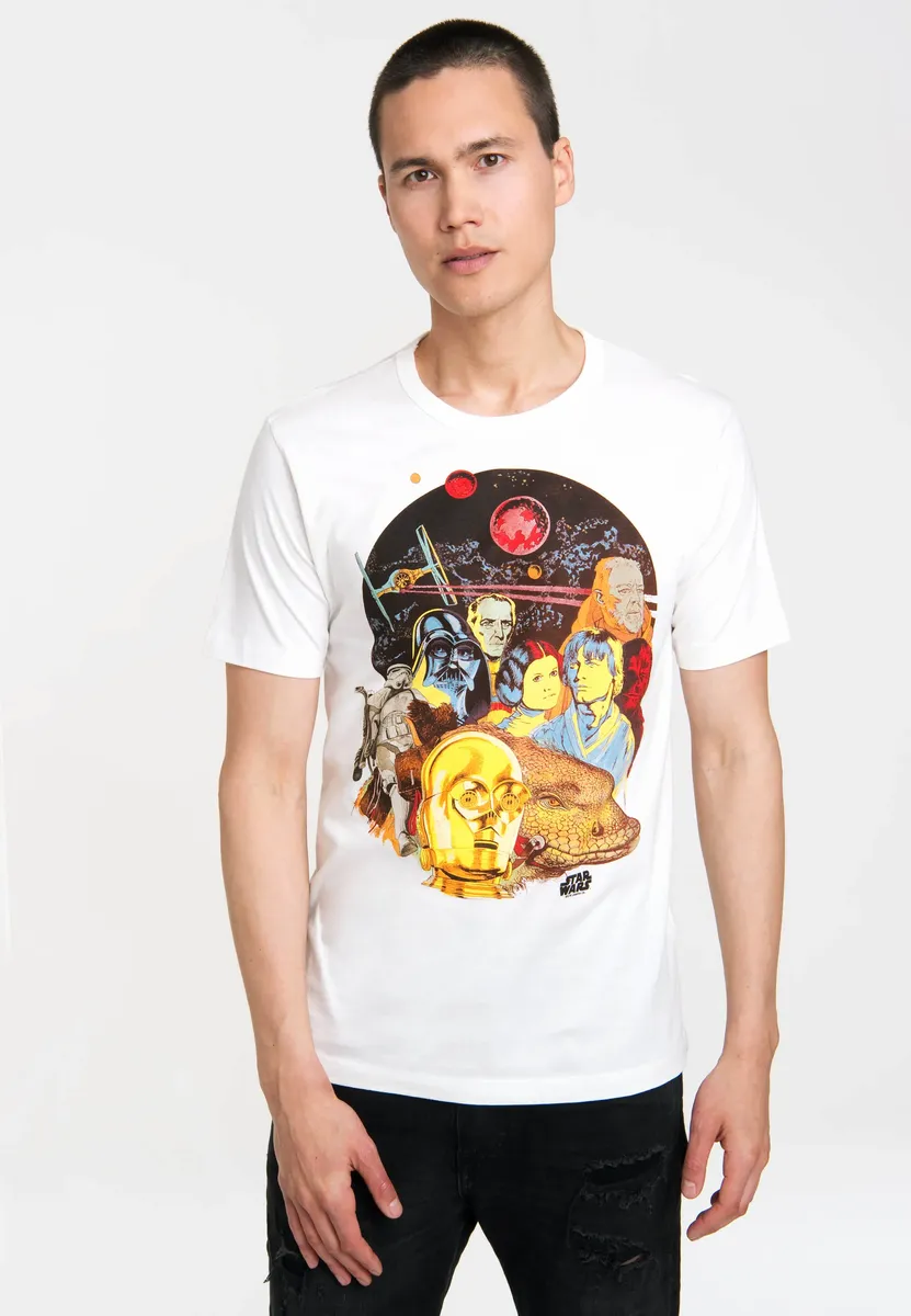 

Logoshirt Футболка "Звездные войны" с качественной трафаретной печатью, белый