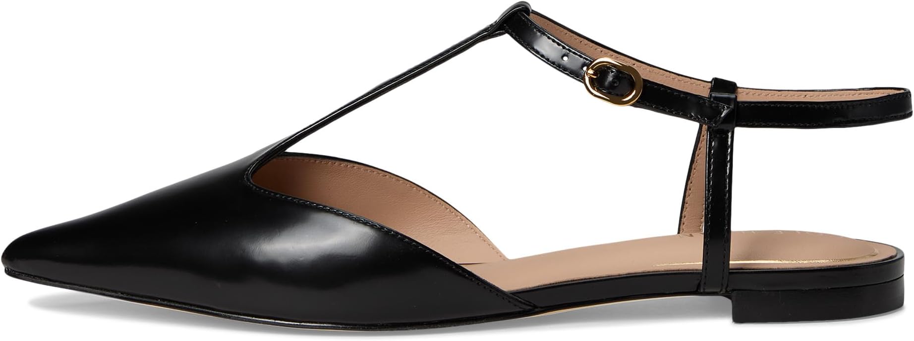 Балетки Cole Haan Marlah T-Strap Ballet Flats, Black Box Leather — фото 4