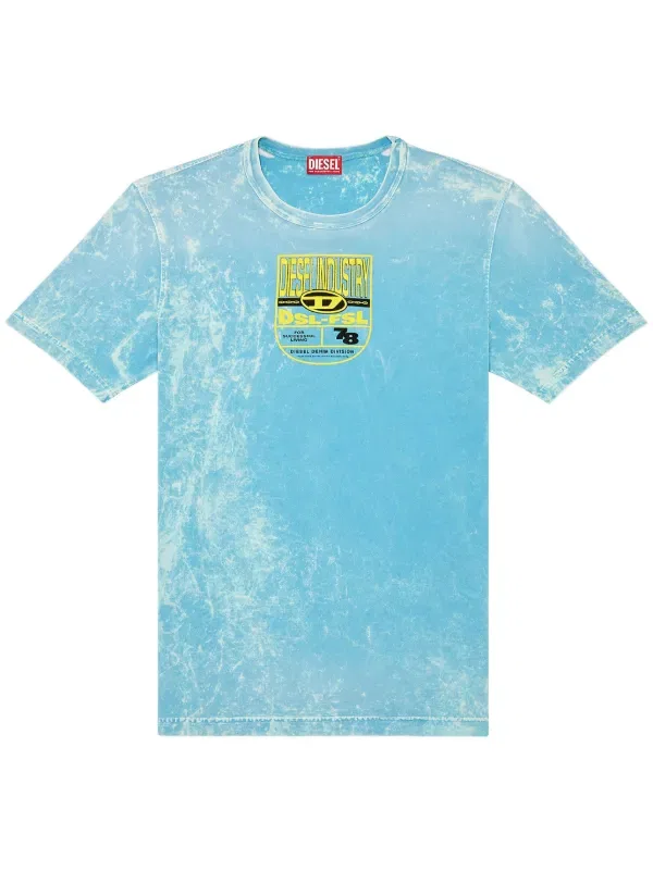 Футболка T-Just-N17 с эффектом потертости Diesel, синий