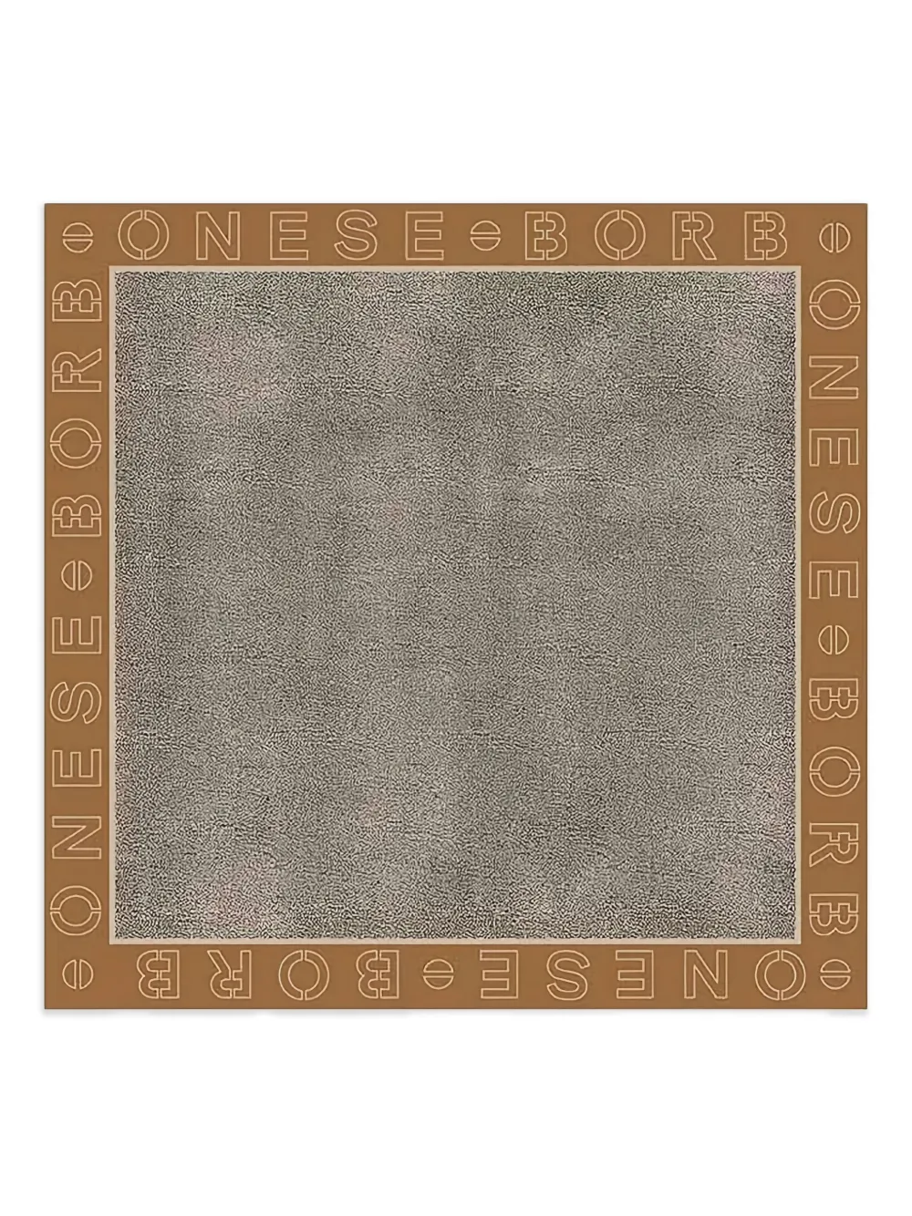 

Шарф с логотипом Borbonese, серый