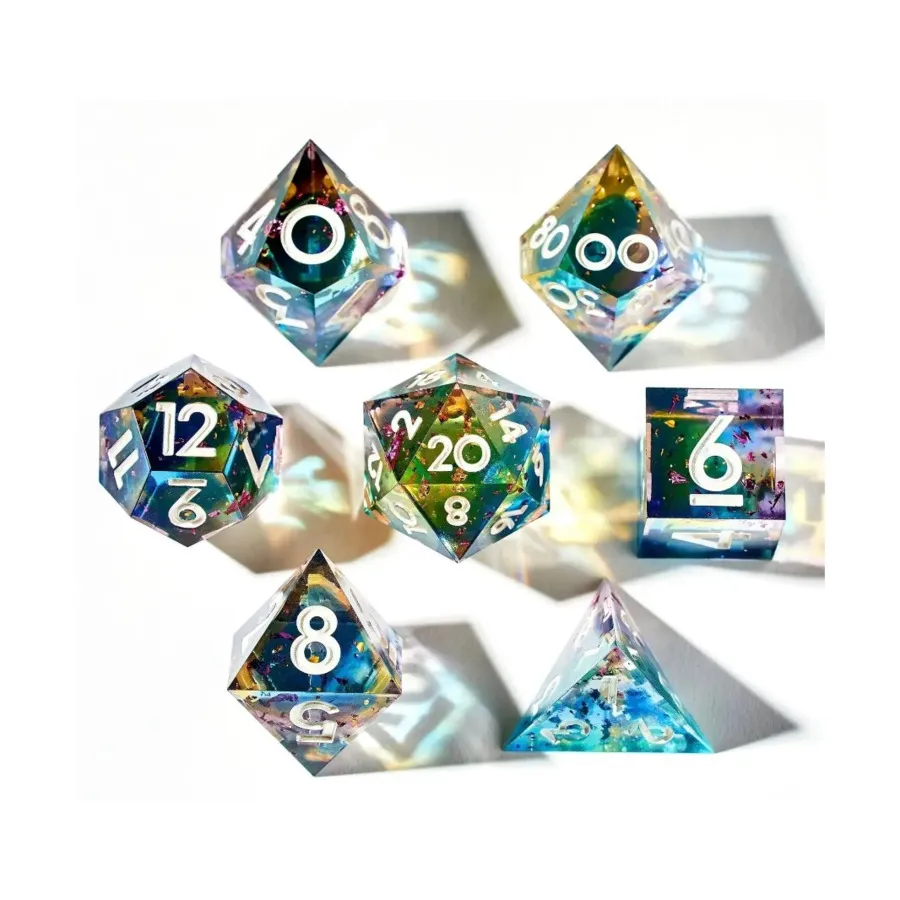 

Полисет — CMYK (7), Resin Polyhedral Sets (Dispel Dice)