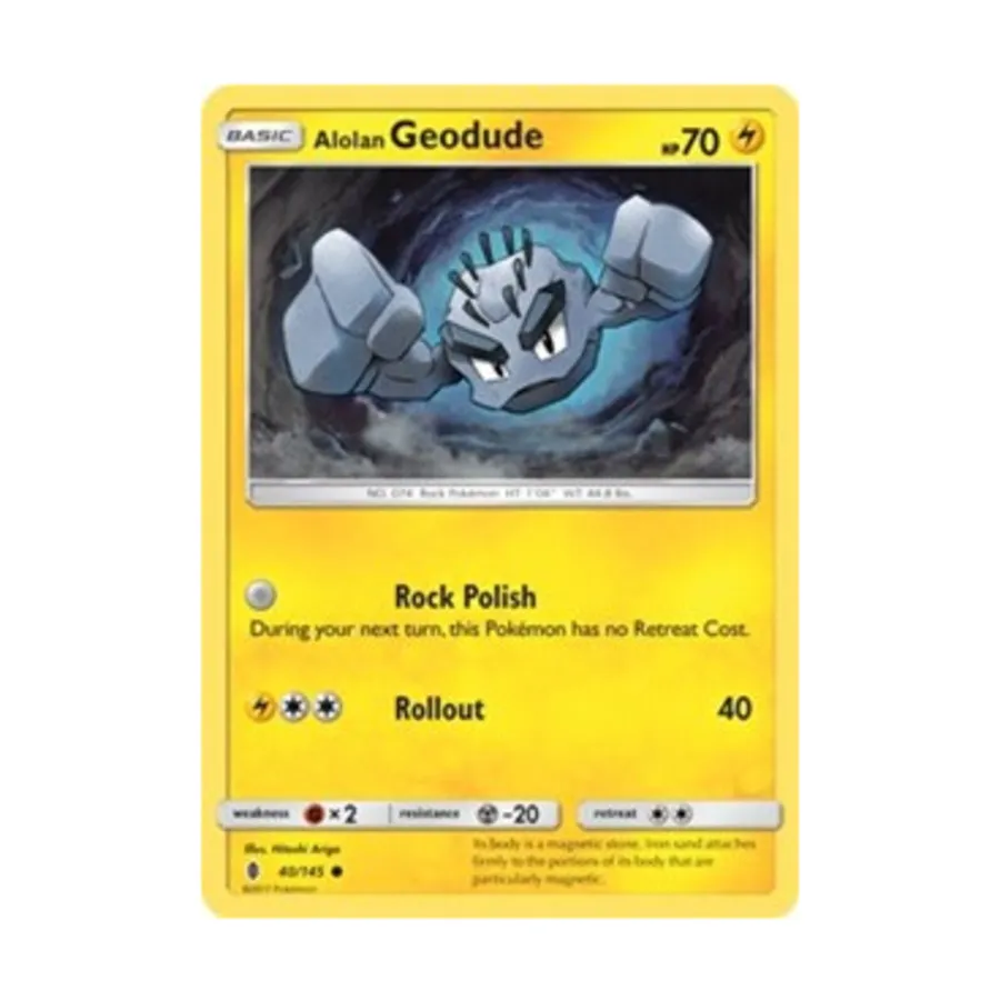 

CCG Алолан Геодуд (К) #40, Pokemon - Sun & Moon - Guardians Rising - Singles