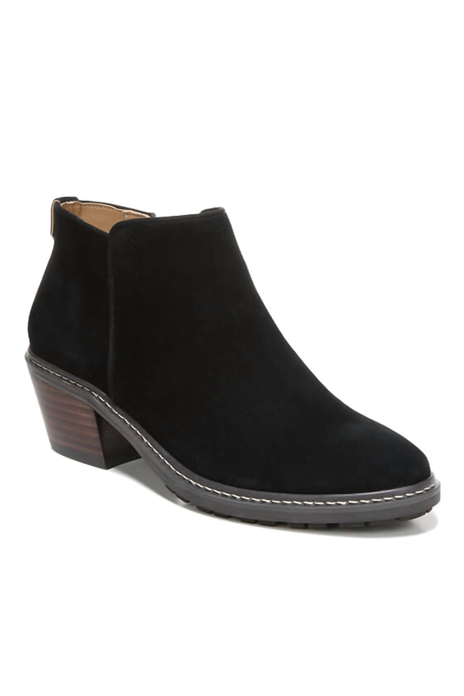 Женские ботинки Pryce на шнуровке из черной замши Sam Edelman