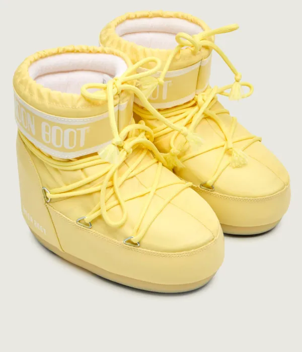 Утепленные зимние ботинки Icon Low из нейлона Moon Boot, желтый — фото 3