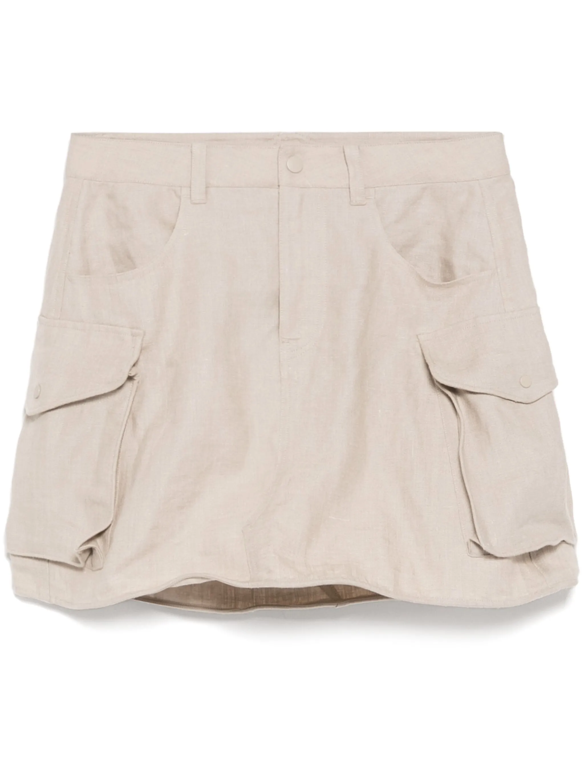 

Короткая юбка Jnby, бежевый