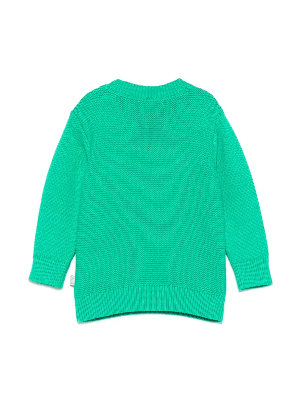 Свитер с вышивкой Stella Mccartney Kids, зеленый — фото 2