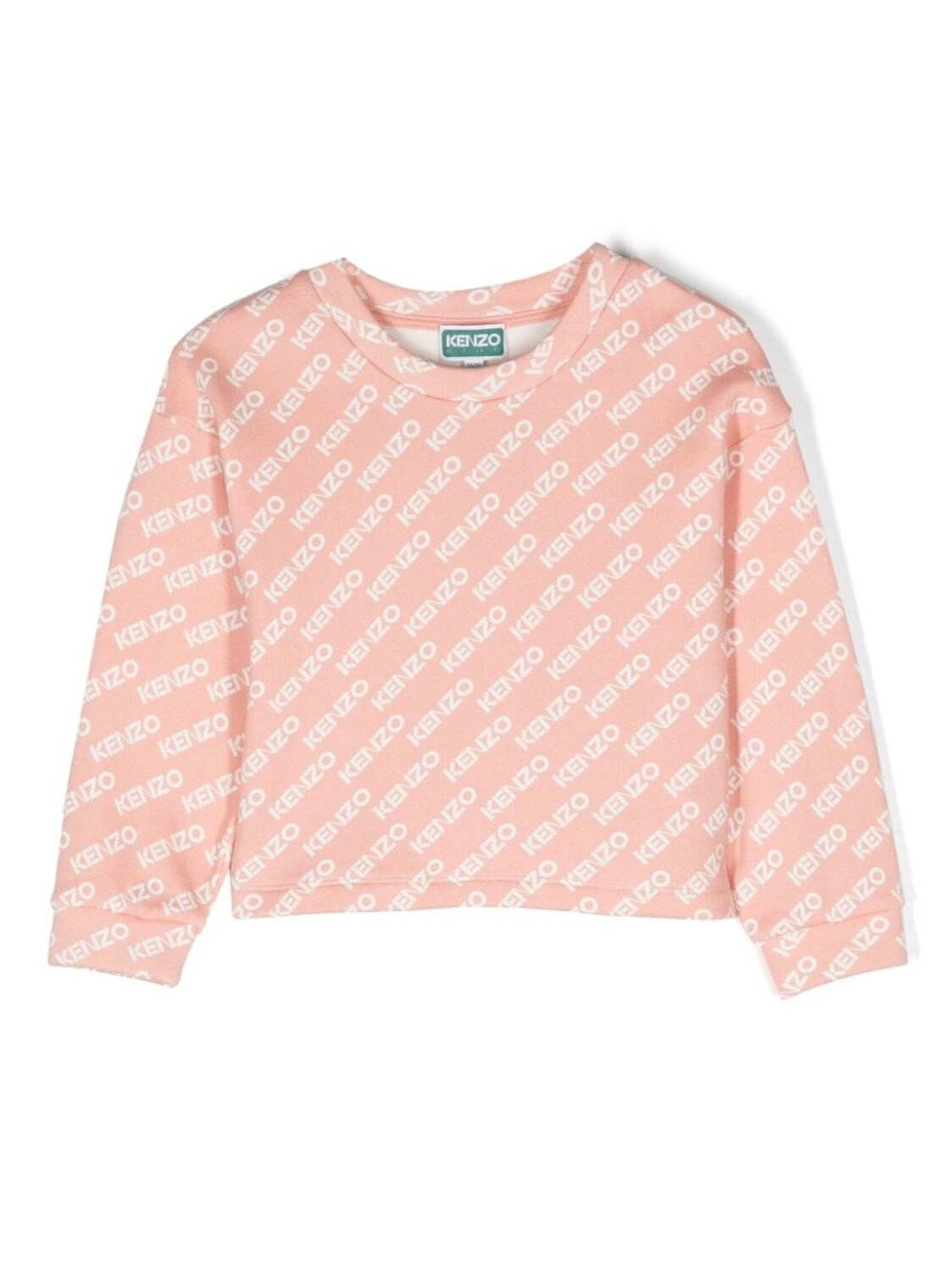 

Kenzo Kids толстовка с логотипом, розовый