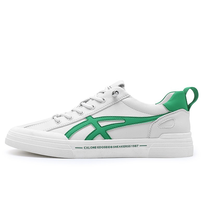 

Нескользящие, легкие, износостойкие, низкие мужские кроссовки GQWE, White Green