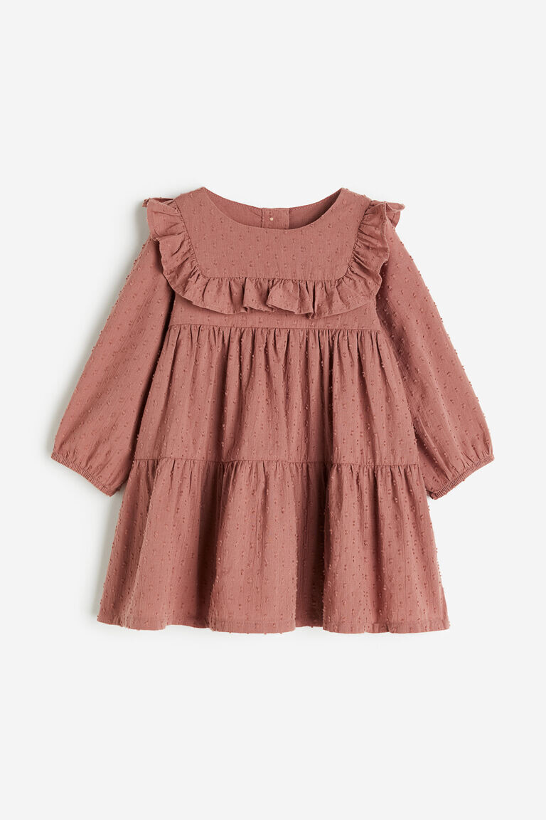 

Платье с оборками H&M, розовый