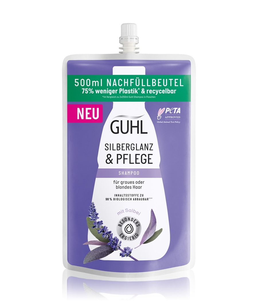

Шампунь для волос GUHL Silberglanz & Pflege, 500 ml