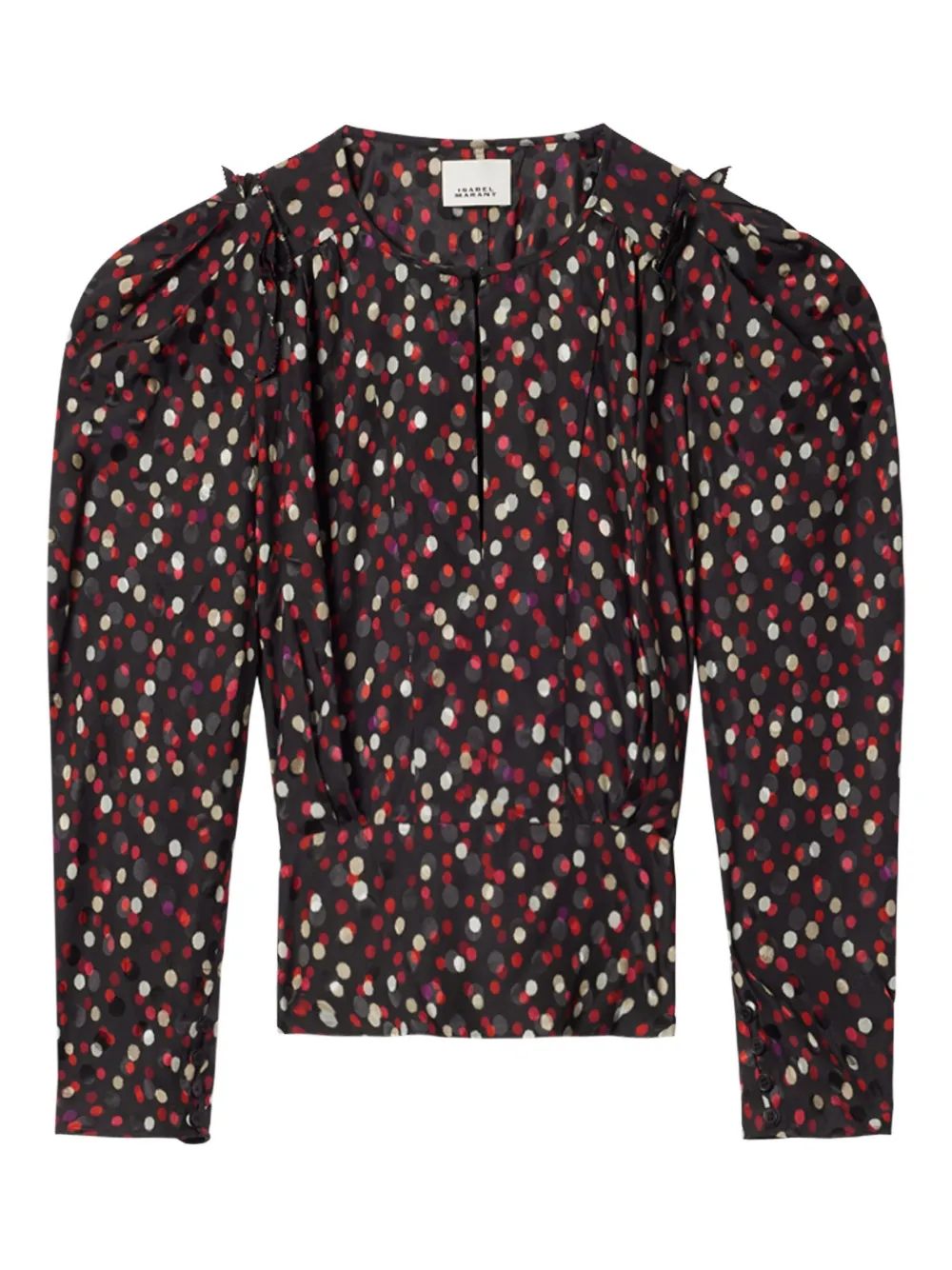 

Блузка в горошек Zarga ISABEL MARANT, черный