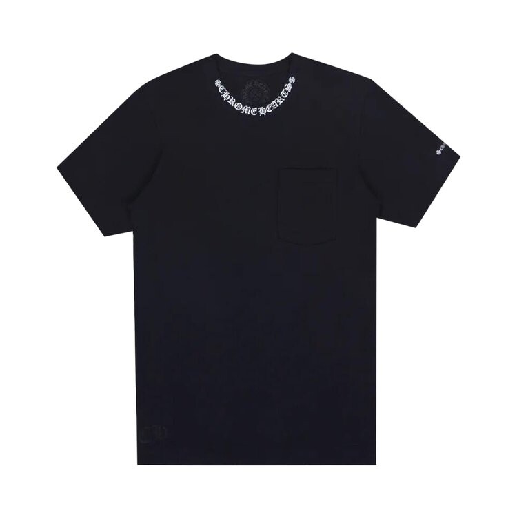 

Футболка Chrome Hearts Neck Logo Tee, черный