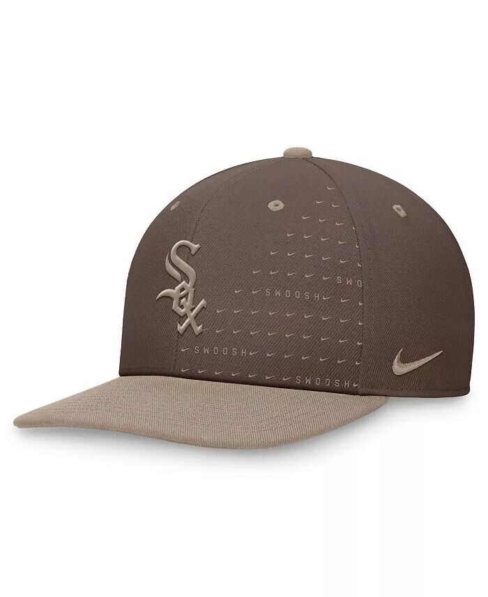 

Мужская коричневая кепка Chicago White Sox Statement Ironstone Pro Performance Snapback Nike, серый