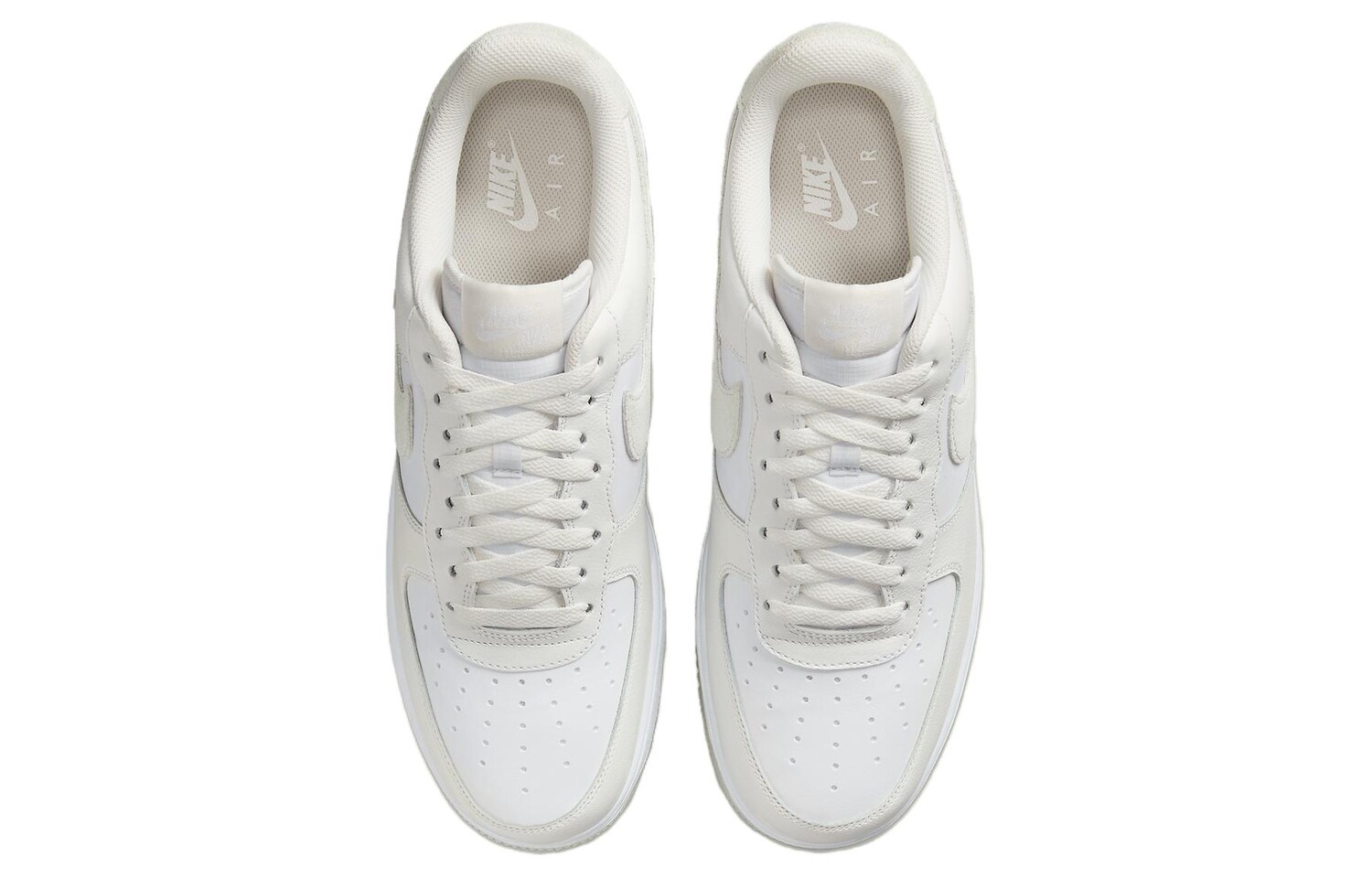 Мужские кроссовки для скейтбординга Nike Air Force 1, Белый/Бежевый — фото 4