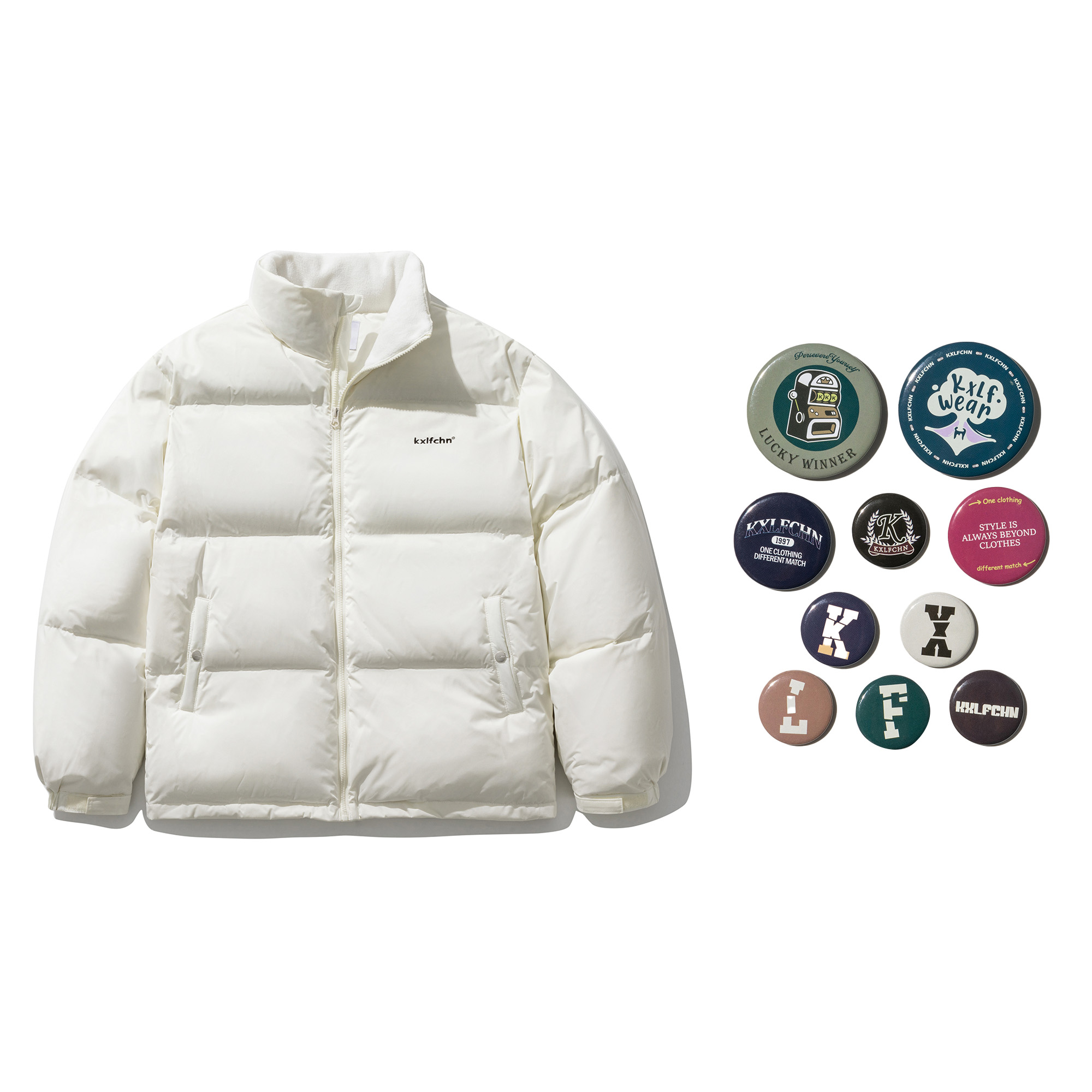 

KXLFCHN Унисекс пуховик, White (Box Included)