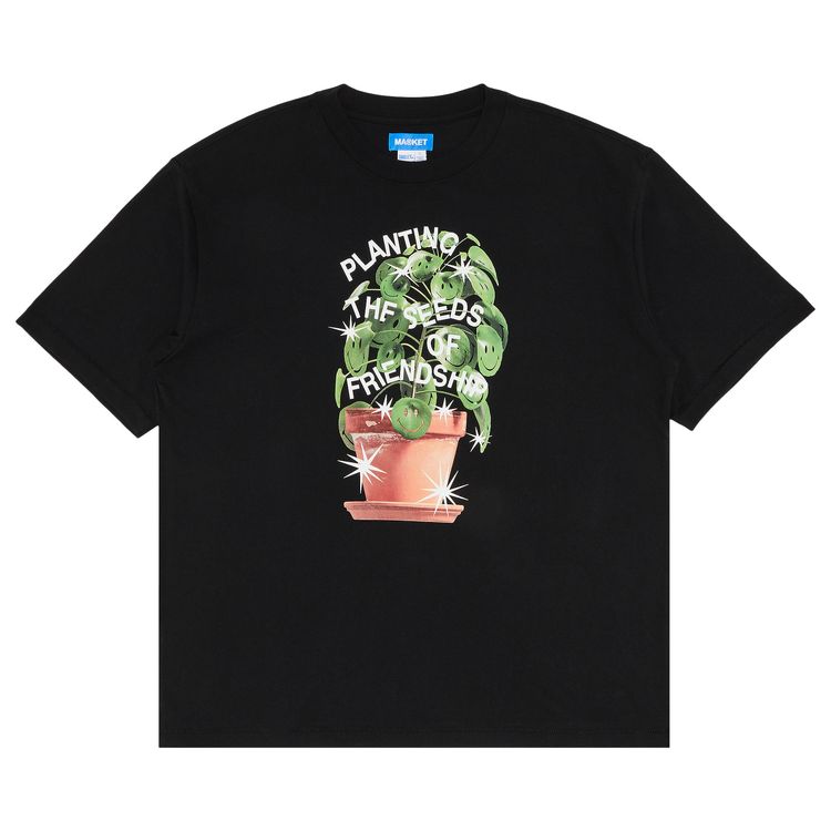 

Футболка Market Smiley Seeds Of Friendship T-Shirt 'Black', черный