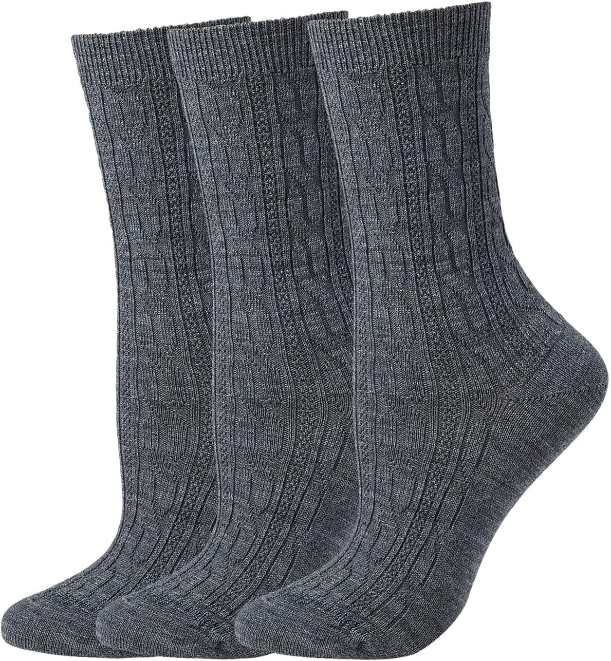 

Повседневные носки для кабельной команды, 3 пары Smartwool, цвет Medium Gray