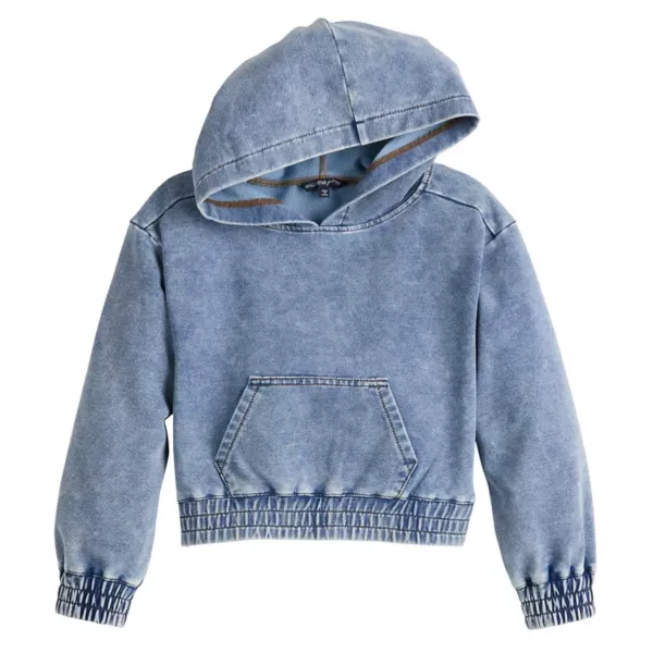 

Уютная толстовка для девочек 7-16 лет Vanilla Star, цвет medium wash