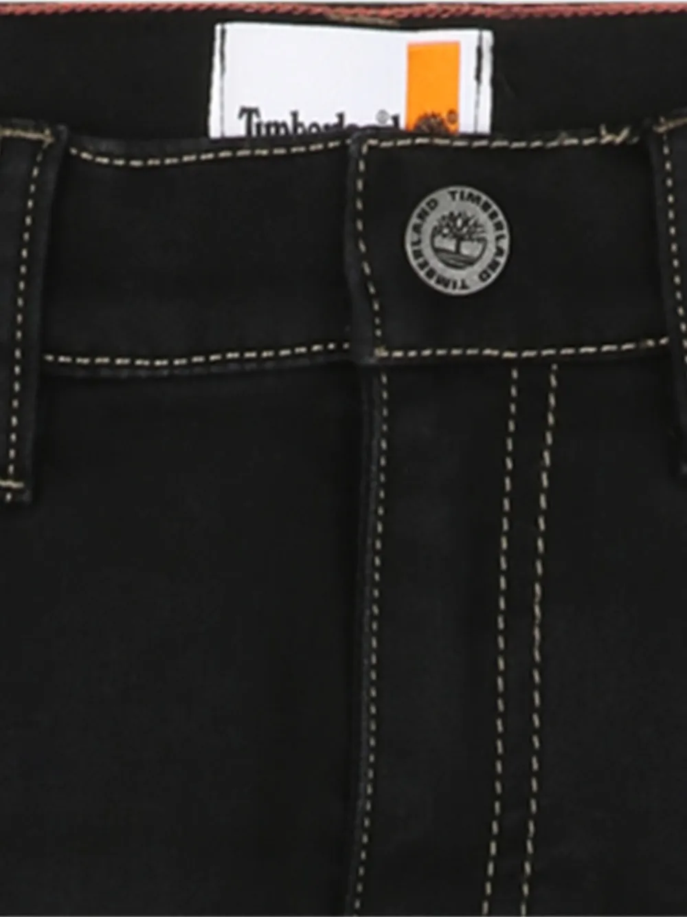 Джинсы с контрастной строчкой Timberland Kids, черный — фото 3