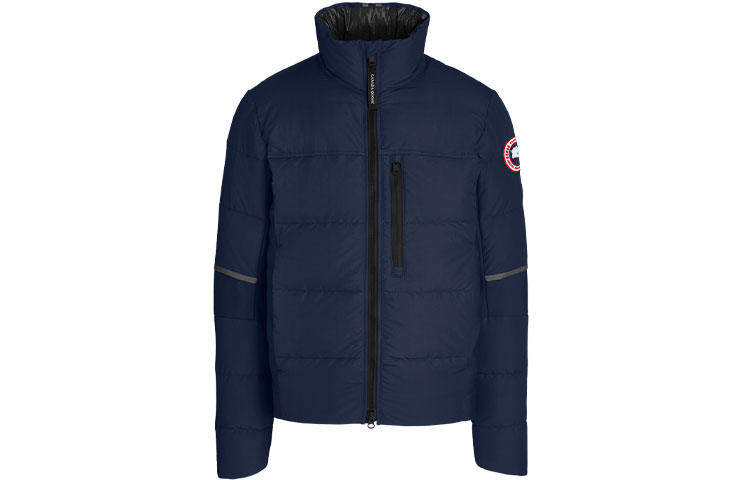 

Мужской пуховик Canada Goose, темно-синий