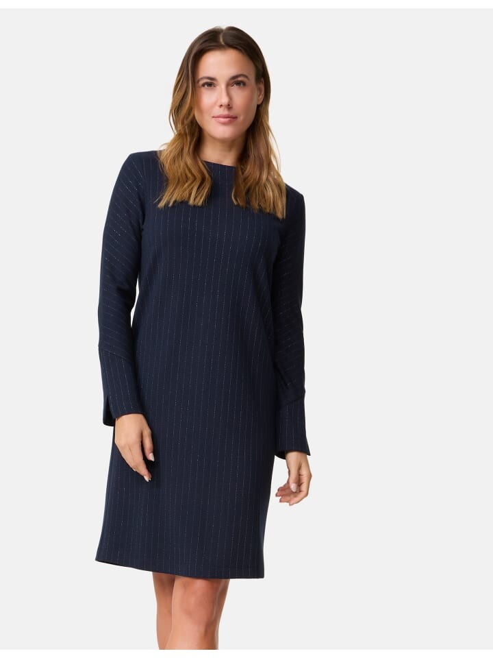 

Длинное платье Gerry Weber Gewirke, цвет navy/silver lurex striped