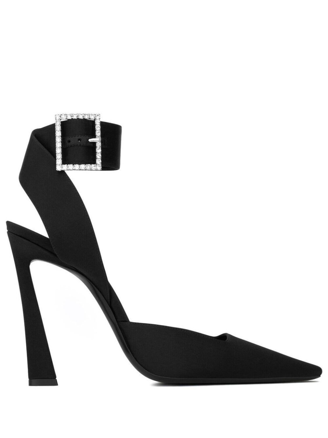 

Saint Laurent босоножки Claude 110 с ремешком на пятке, черный