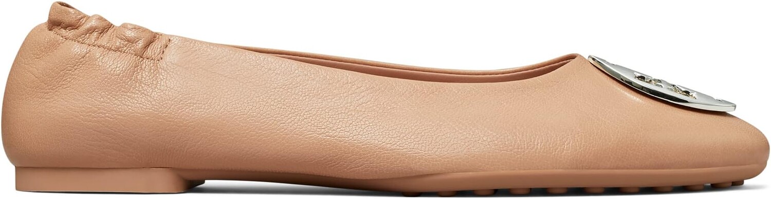 Балетки Claire Ballet Tory Burch, цвет Light Sand/Gold/Silver — фото 3