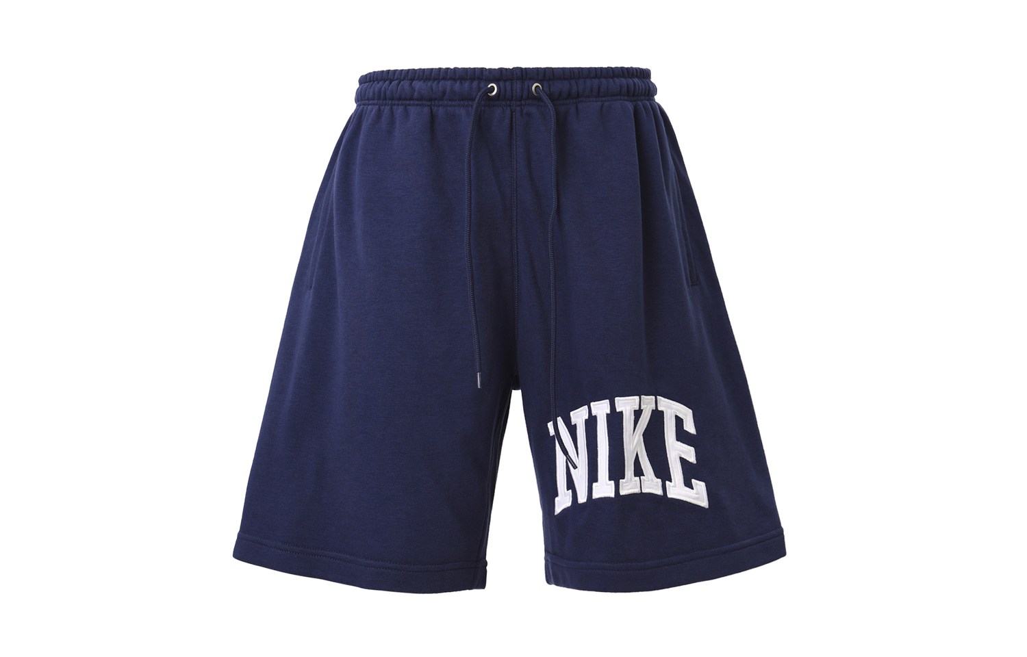 Nike Спортивные повседневные шорты мужские Midnight Marine Blue/White — фото 3