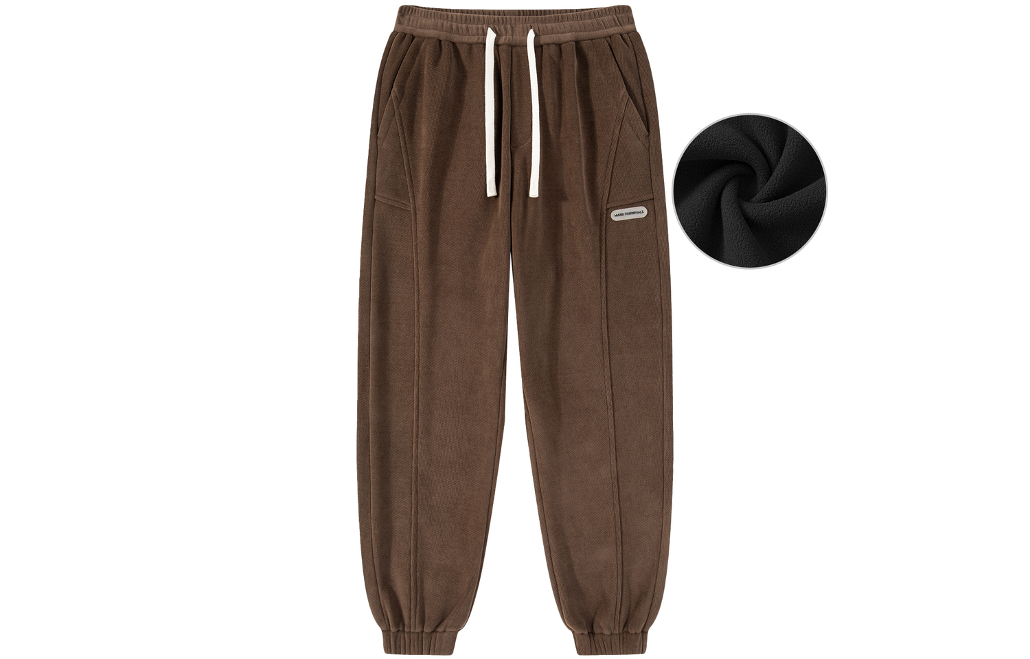 

Универсальные вязаные спортивные штаны Unisex FAIRWHALE, Кофе