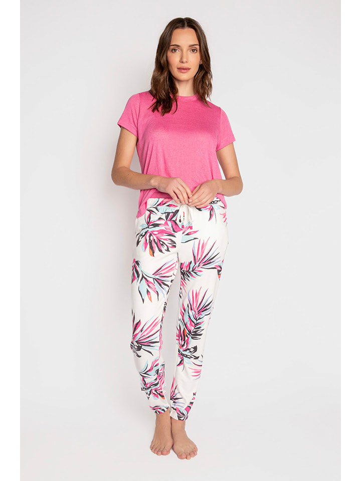 

PJ Salvage Белые пижамные штаны