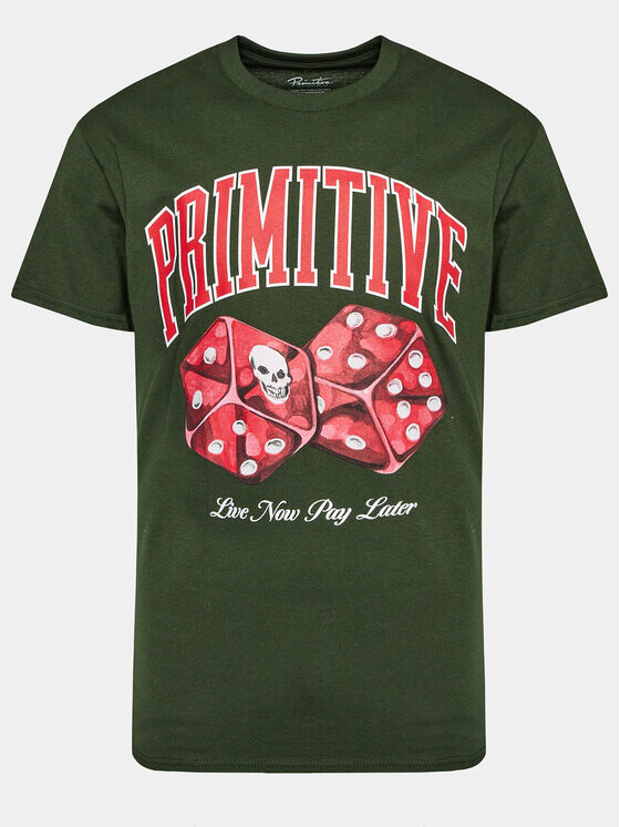 

Футболка стандартного кроя Primitive, зеленый