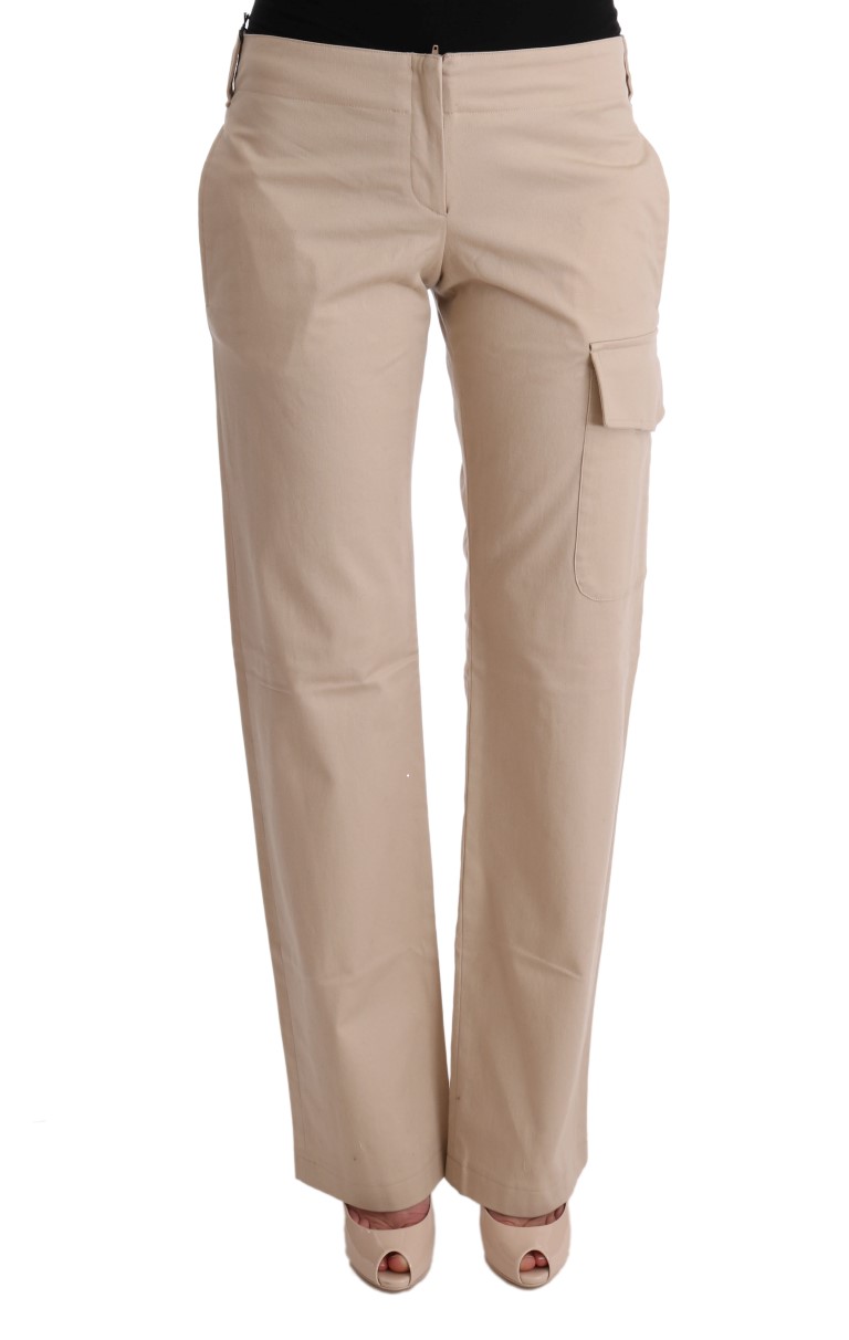 

Шикарные бежевые укороченные брюки - Regular Fit Elegance Ermanno Scervino