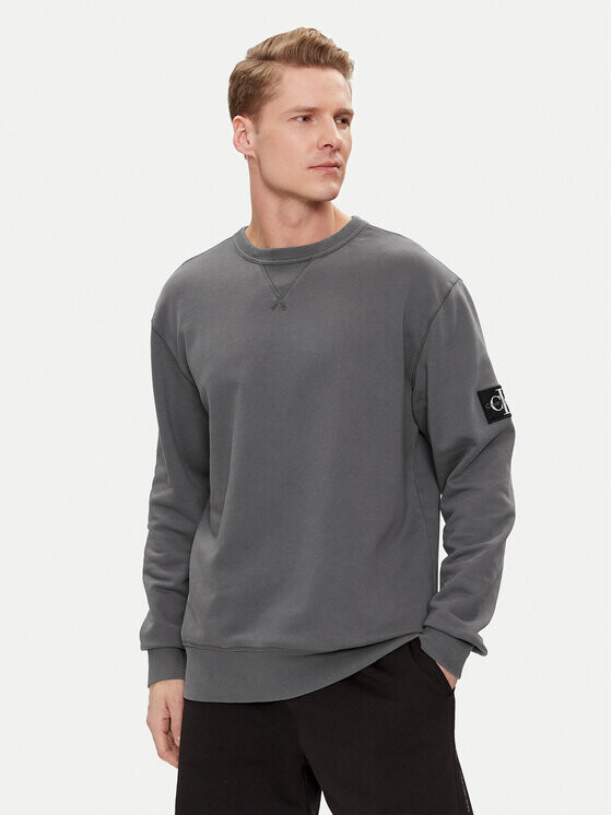 

Толстовка стандартного кроя Calvin Klein, серый