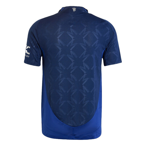 Спортивная футболка manchester united 24/25 away authentic jersey 'night indigo' Adidas, индиго — фото 2