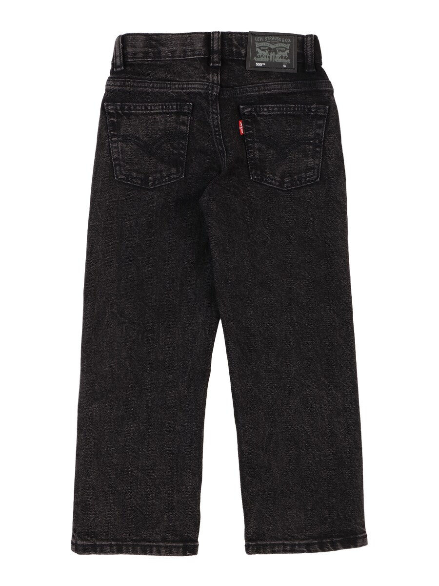 Джинсы свободного кроя Levi's Kids 555, Black Denim — фото 2