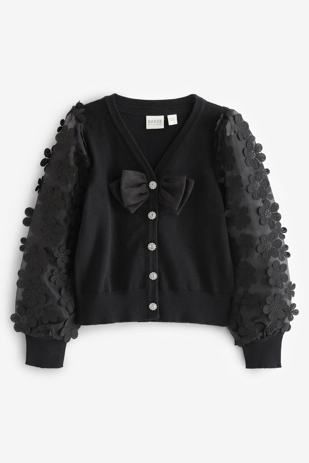 

Кардиган с 3D цветами Baker By Ted Baker, черный