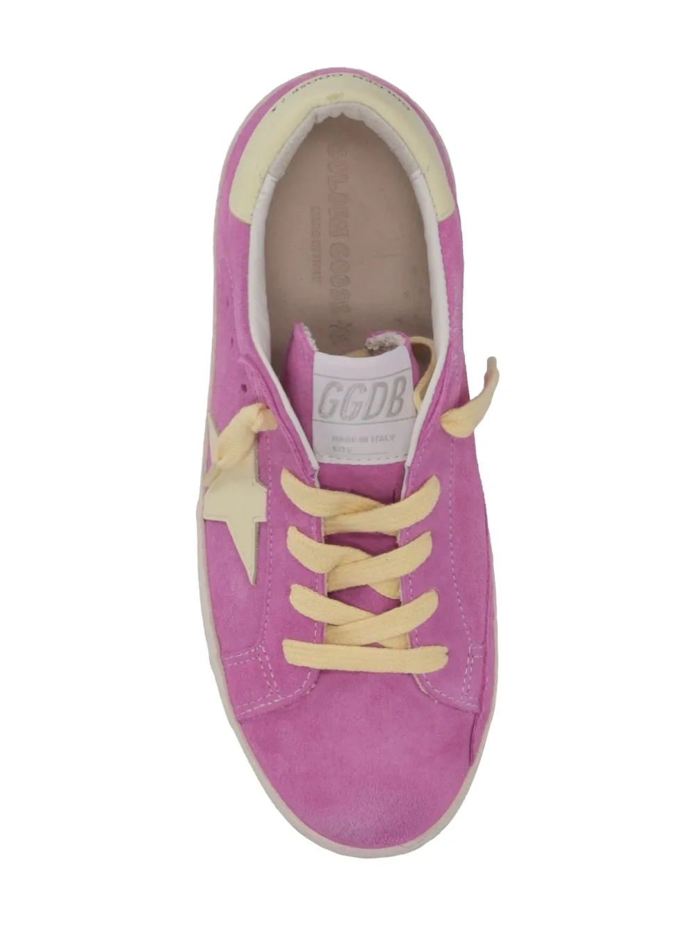 Кеды Super-Star на шнуровке Golden Goose Kids, розовый — фото 4