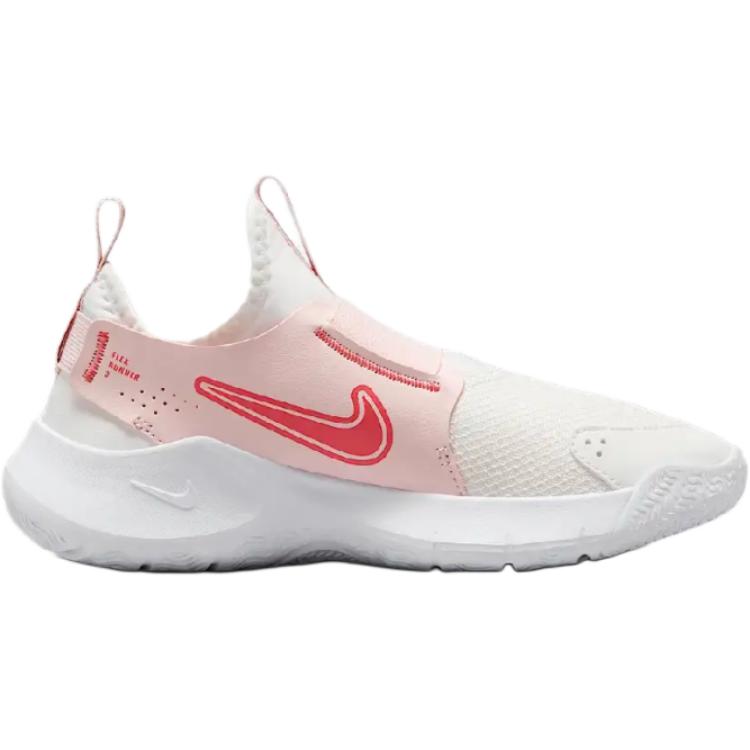 Nike Flex Runner 3 устойчивые к истиранию низкие детские беговые кроссовки pink white red — фото 3