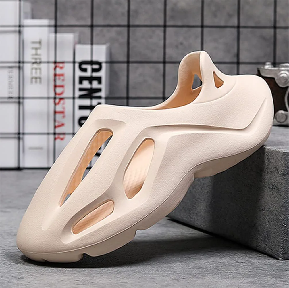 Кроссовки vioxthak Foam Runner, слайдеры Cloud, шлепанцы-подушки, спортивная обувь, нескользящая, легкая, для ходьбы, модная, для улицы и дома, летние пляжные сандалии для женщин и мужчин — фото 4